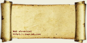 Negovanka Smiljković vizit kartica